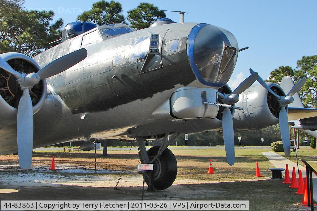 44-83863, 1944 Boeing B-17G-95-DL Flying Fortress C/N 32504, On display at the Air Force Armament Museum at Eglin Air Force Base , Fort Walton , Florida