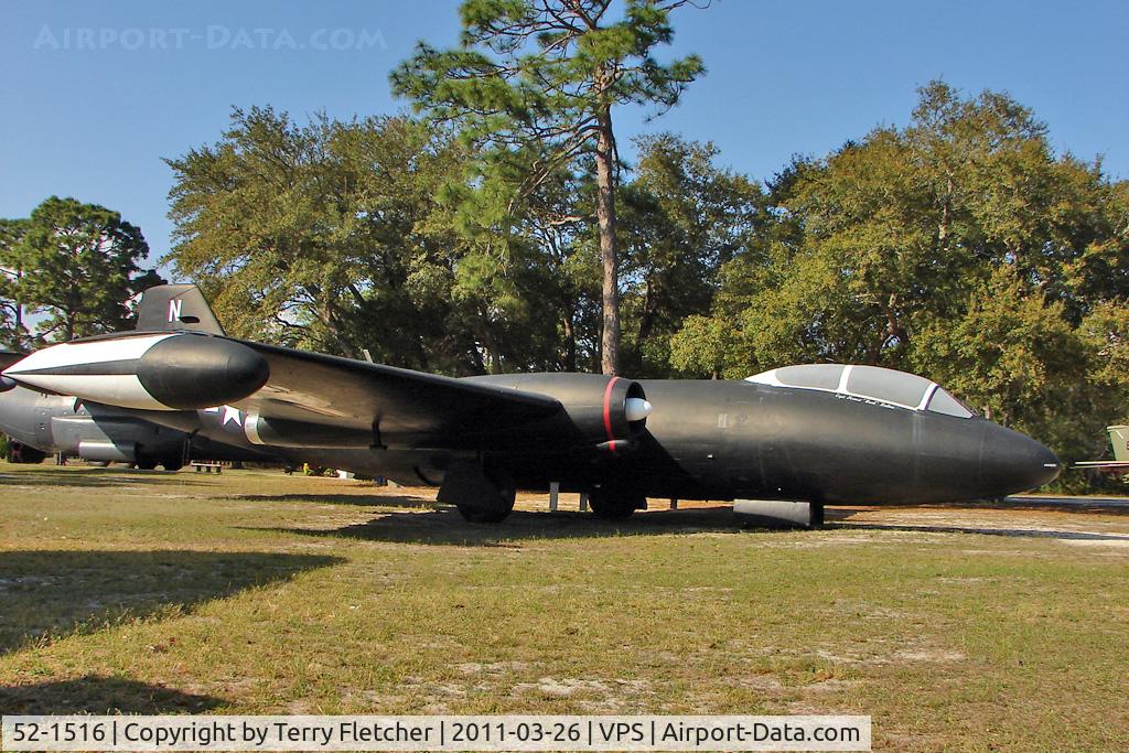 52-1516, 1952 Martin EB-57B Canberra C/N 099, On display at the Air Force Armament Museum at Eglin Air Force Base , Fort Walton , Florida