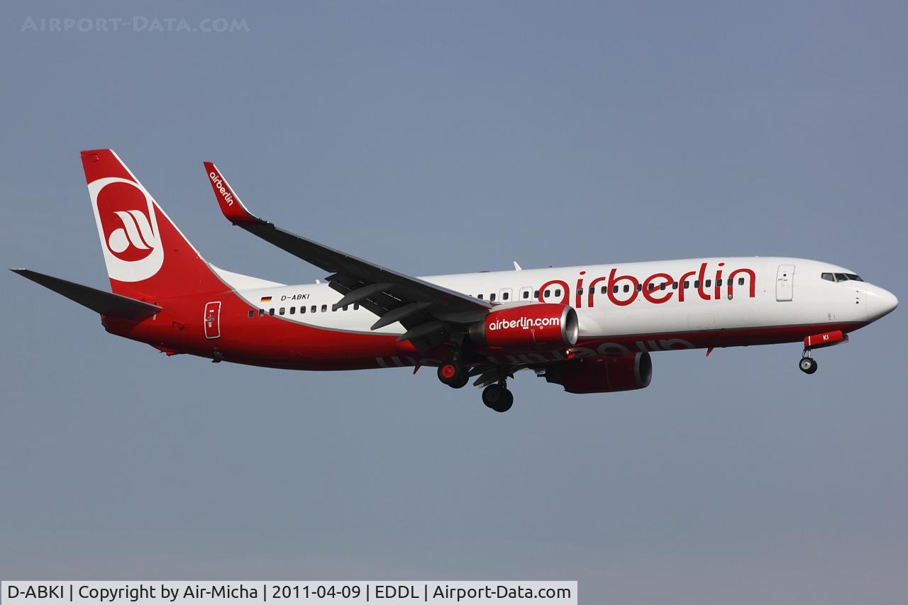 D-ABKI, 2009 Boeing 737-86J C/N 37748, Air Berlin