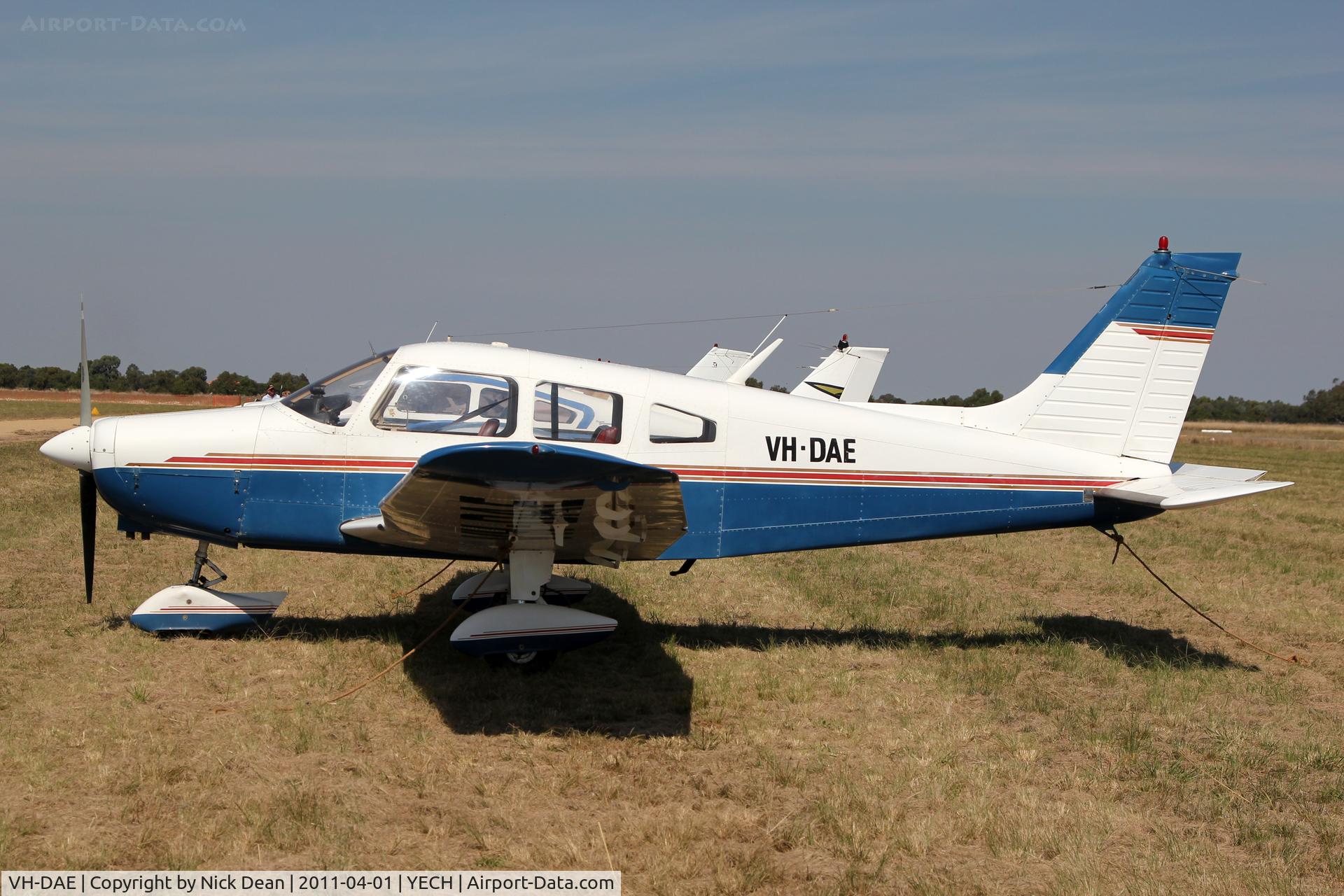 VH-DAE, 1974 Piper PA-28-151 Cherokee Warrior C/N 28-7515170, YECH AAAA National fly in 2011