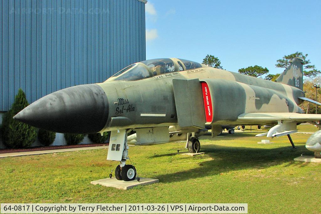 64-0817, 1964 McDonnell F-4C-23-MC Phantom II C/N 1147, On display at the Air Force Armament Museum at Eglin Air Force Base , Fort Walton , Florida