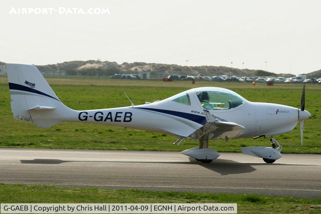 G-GAEB, 2010 Aquila A210 (AT01) C/N AT01-215, Stamp Aviation Ltd