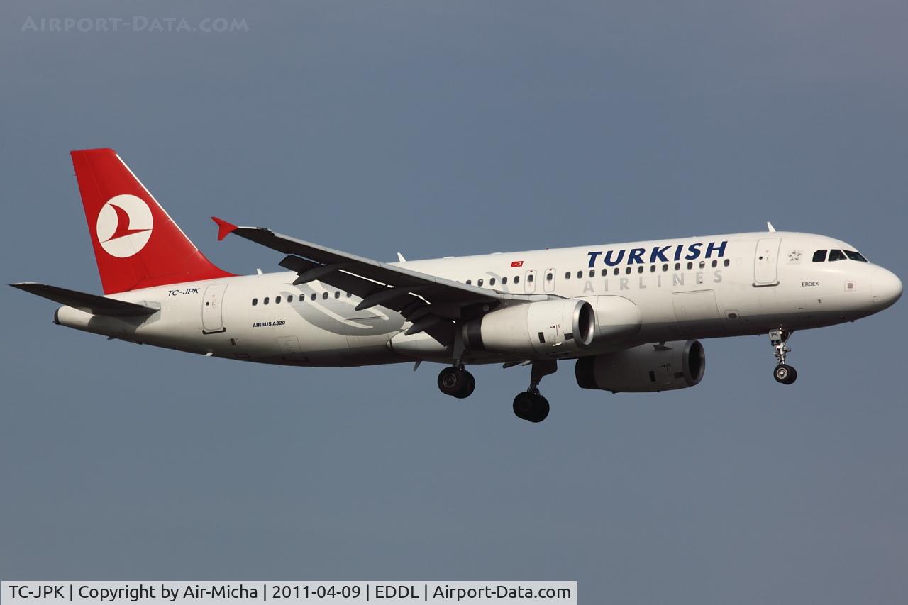 TC-JPK, 2007 Airbus A320-232 C/N 3257, Turkish Airlines, Name: Erdek