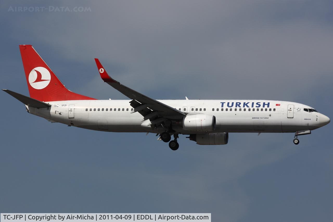 TC-JFP, 1999 Boeing 737-8F2 C/N 29778/349, Turkish Airlines, Name: Amasya