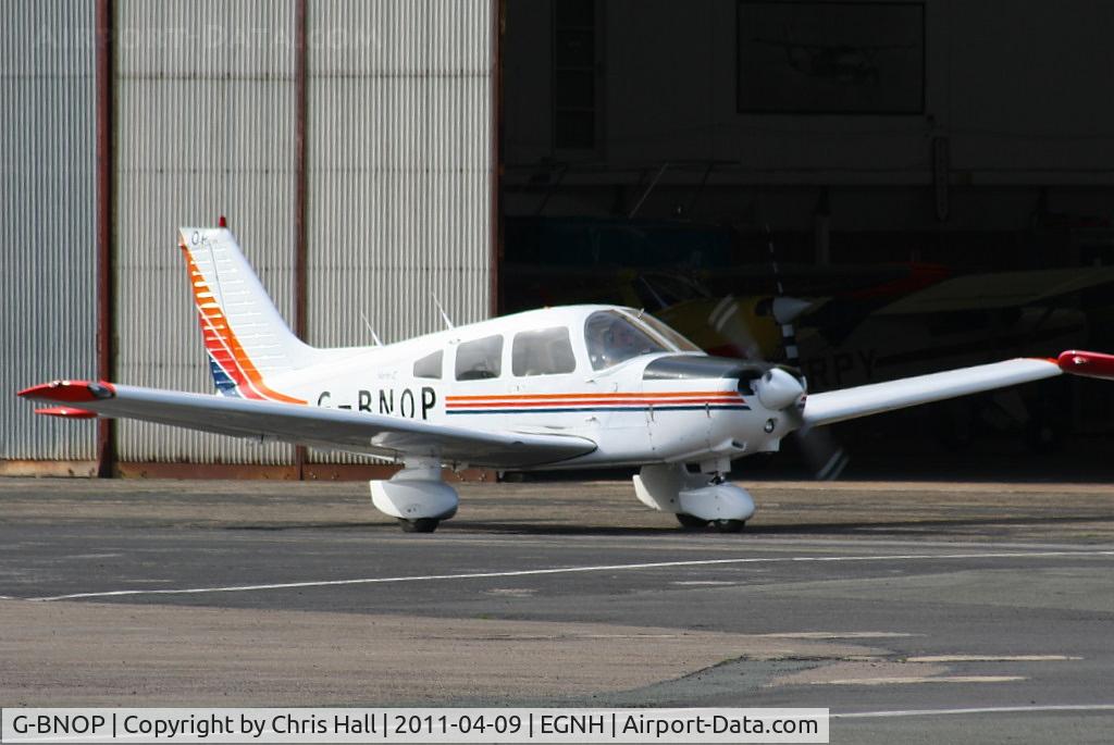 G-BNOP, 1987 Piper PA-28-161 Cherokee Warrior II C/N 2816027, BAE Warton Flying Club