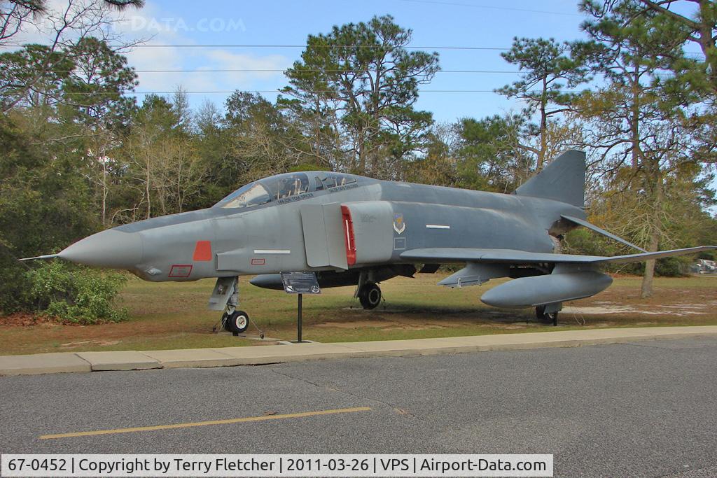 67-0452, 1967 McDonnell RF-4C-34-MC Phantom II C/N 3003, On display at the Air Force Armament Museum at Eglin Air Force Base , Fort Walton , Florida