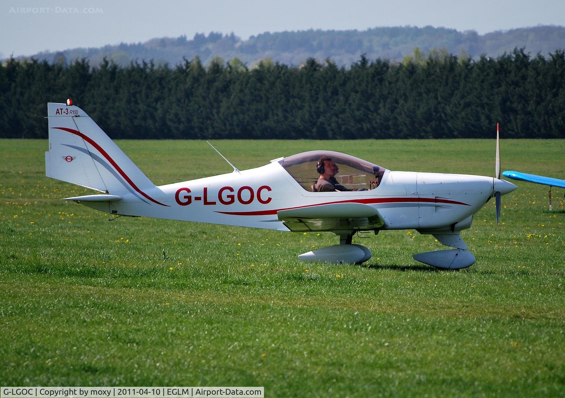 G-LGOC, 2007 Aero AT-3 R100 C/N AT3-020, Aero AT-3 R100 visiting White Waltham from the London Transport Flying Club. Fairoaks.