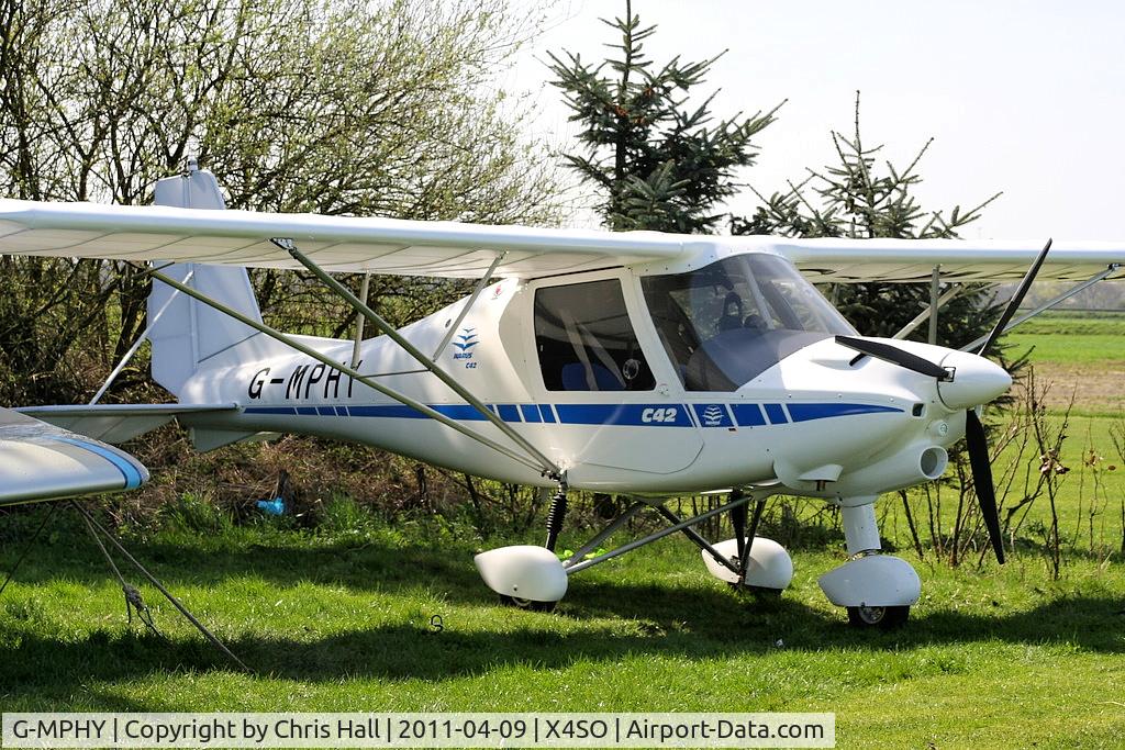 G-MPHY, 2011 Comco Ikarus C42 FB80 Bravo C/N 1102-7136, at Ince Blundell microlight field