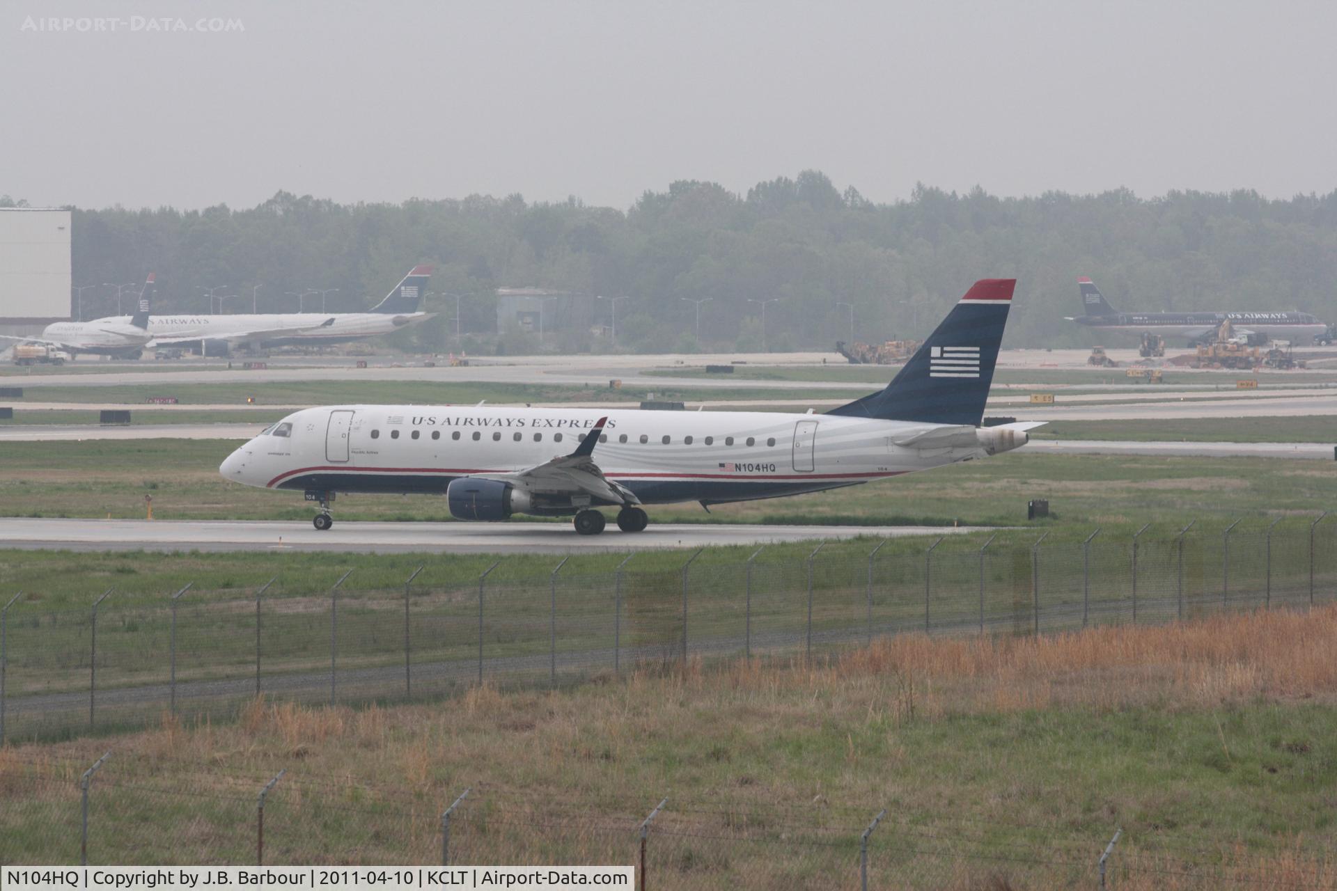 N104HQ, 2007 Embraer 175LR (ERJ-170-200LR) C/N 17000160, Cloud cover was less than 1000 AGL