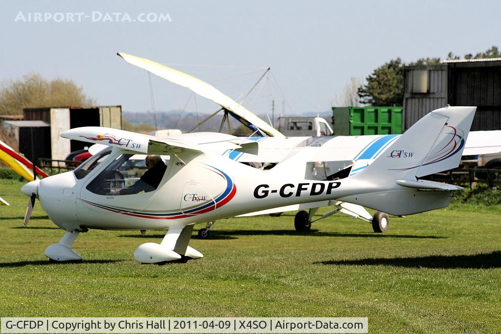 G-CFDP, 2008 Flight Design CTSW C/N 8367, at Ince Blundell microlight field