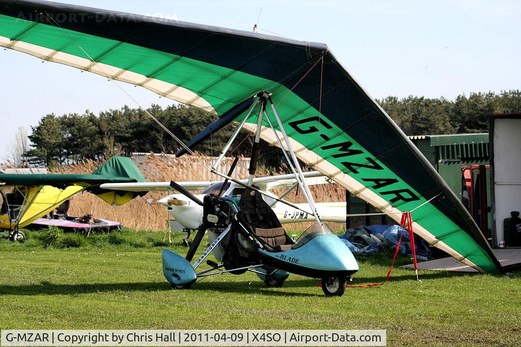 G-MZAR, 1996 Mainair Blade C/N 1072-0296-7-W874, at Ince Blundell microlight field