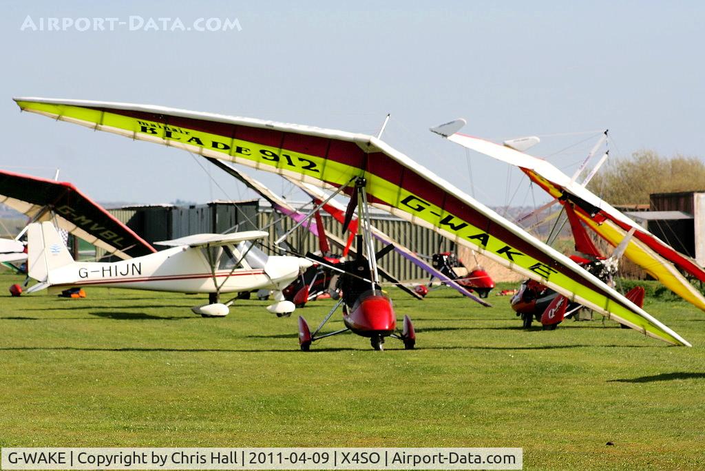 G-WAKE, 2000 Mainair Blade 912 C/N 1244-0300-7-W1037, at Ince Blundell microlight field
