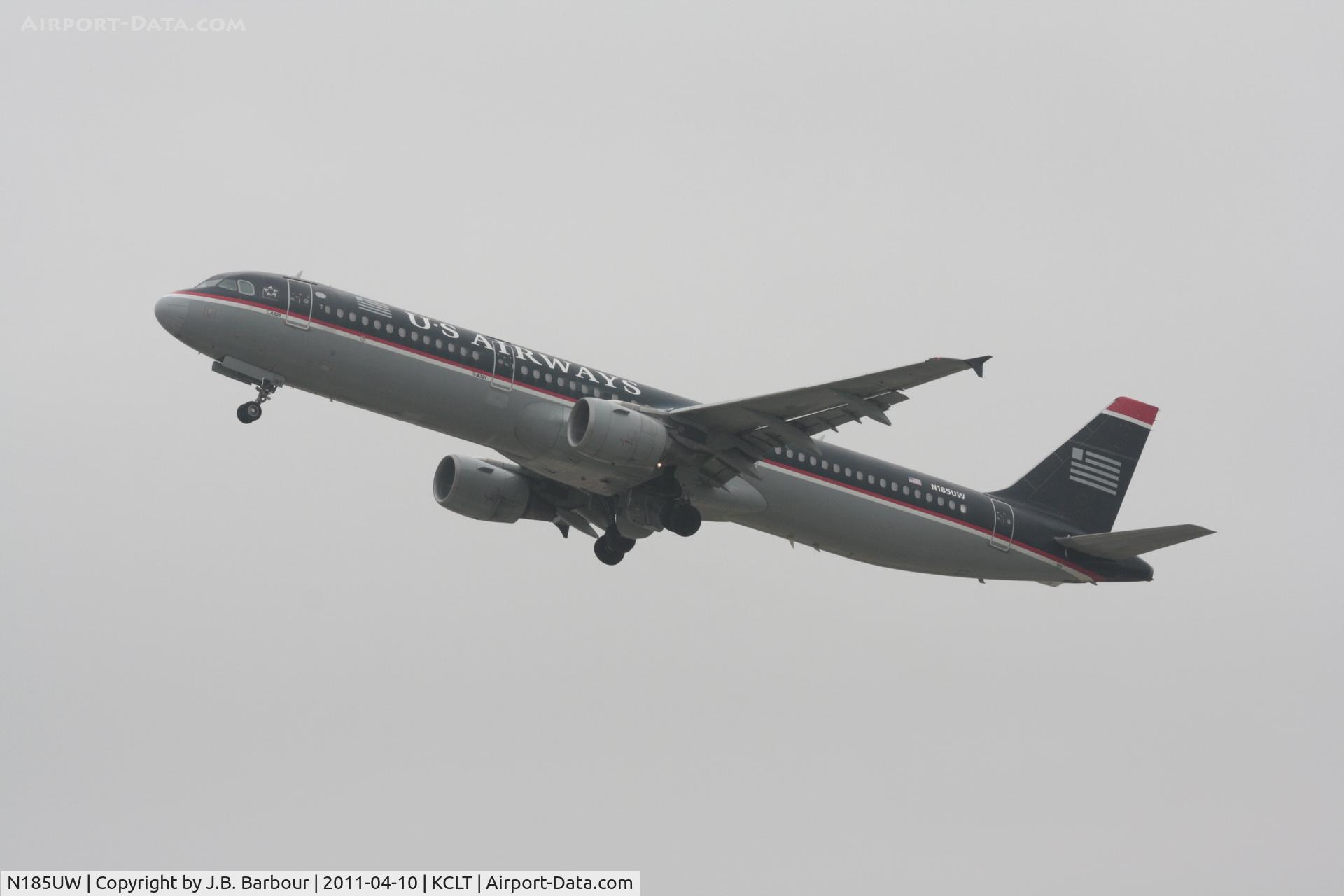 N185UW, 2002 Airbus A321-211 C/N 1666, Cloud cover was less than 1000 AGL