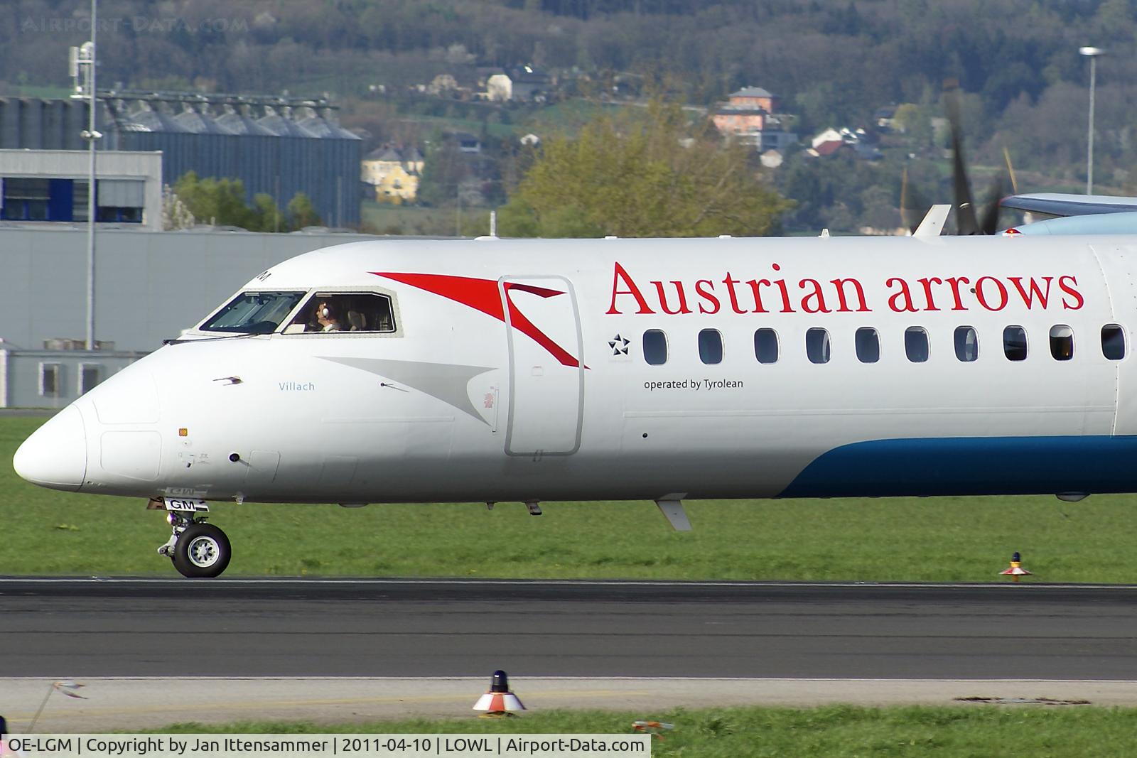 OE-LGM, 2010 De Havilland Canada DHC-8-402Q Dash 8 C/N 4319, OE-LGM @ LOWL