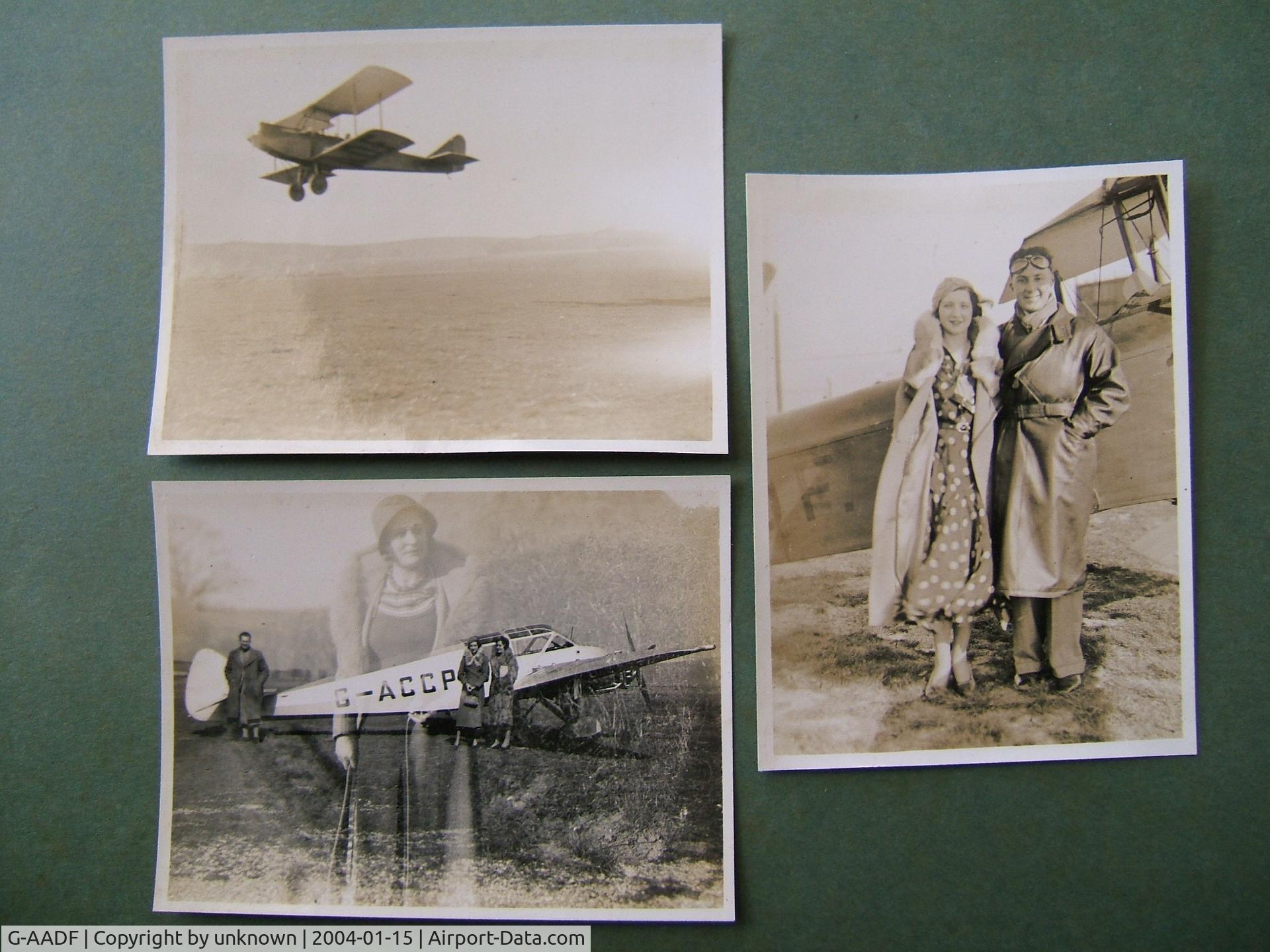 G-AADF, Avro 594 Avian IV C/N 204, Found in A box at Car Boot sale in Sussex England..The other Aircraft has number G-ACCP...