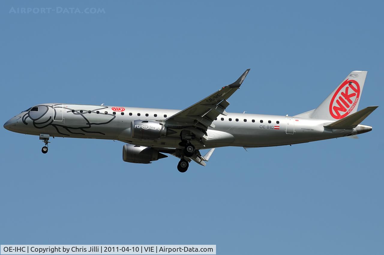 OE-IHC, 2010 Embraer 190LR (ERJ-190-100LR) C/N 19000349, NIKI