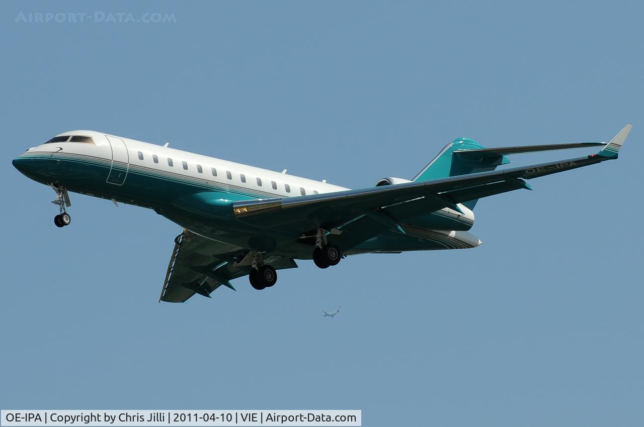 OE-IPA, 2008 Bombardier BD-700-1A10 Global Express XRS C/N 9286, Jet Alliance
