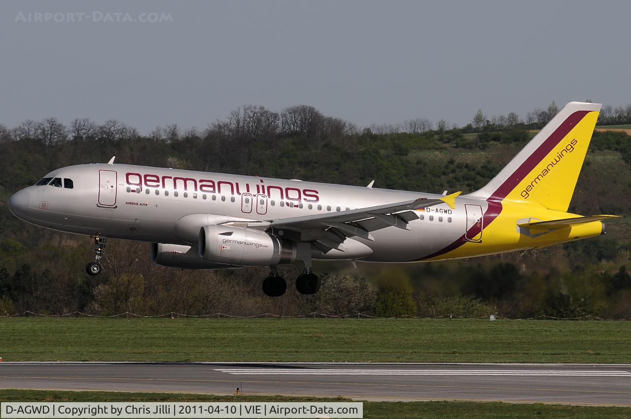 D-AGWD, 2007 Airbus A319-132 C/N 3011, Germanwings