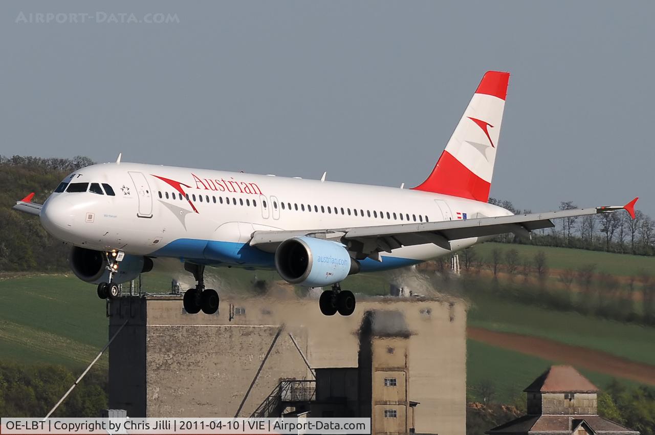 OE-LBT, 2000 Airbus A320-214 C/N 1387, Austrian Airlines