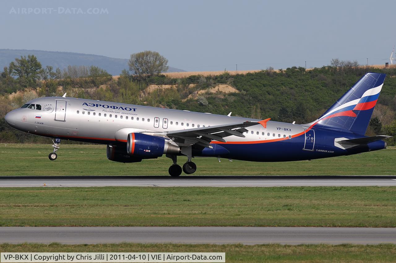 VP-BKX, 2008 Airbus A320-214 C/N 3410, Aeroflot