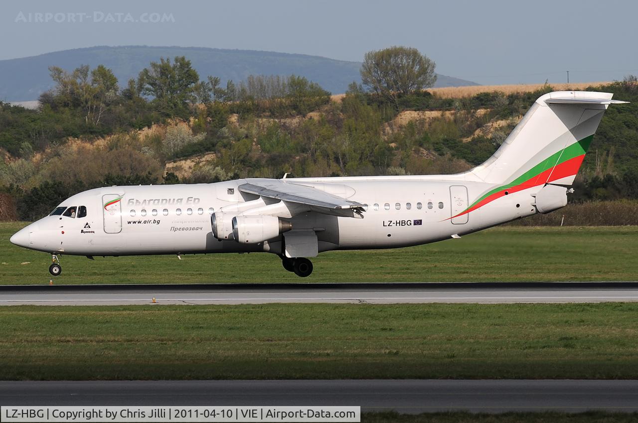 LZ-HBG, 1990 British Aerospace BAe.146-300 C/N E3146, Bulgaria