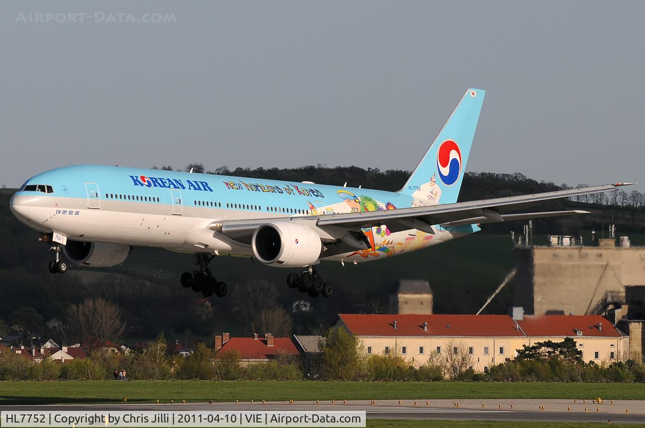 HL7752, 2007 Boeing 777-2B5/ER C/N 34211, Korean Air