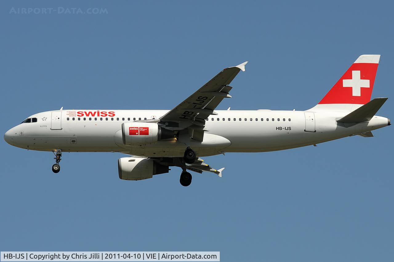 HB-IJS, 1998 Airbus A320-214 C/N 782, Swiss