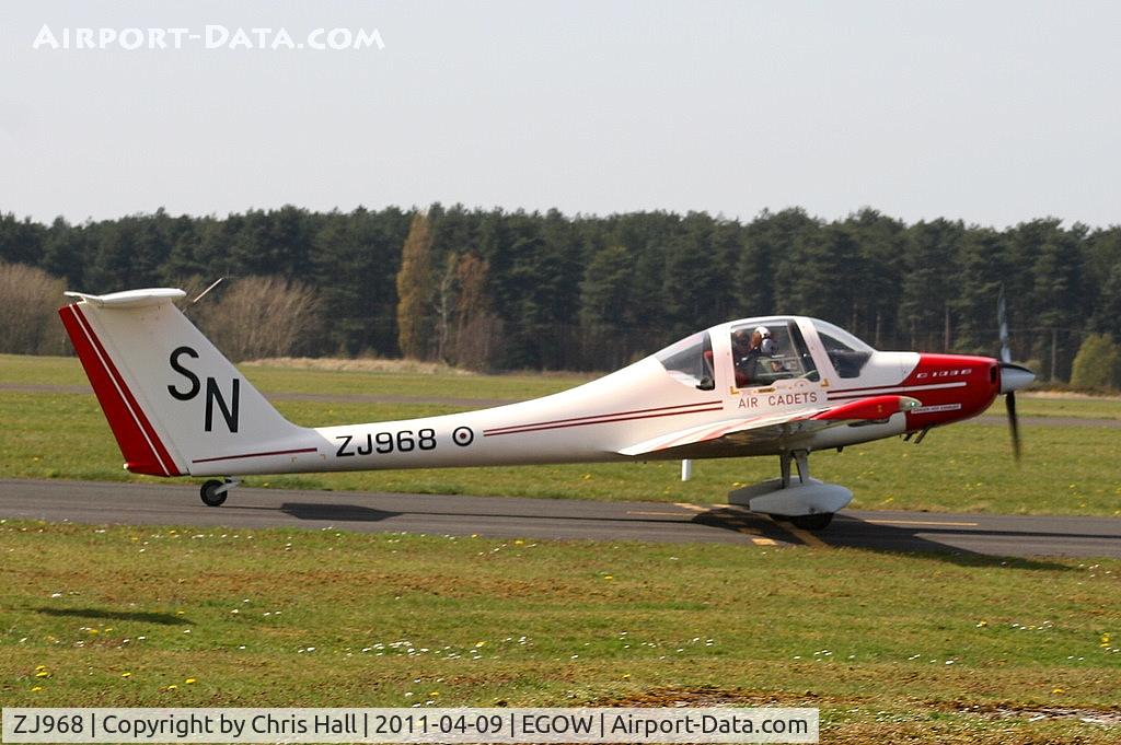 ZJ968, 1990 Grob G-109B Vigilant T1 C/N 6519, at RAF Woodvale, Southport
