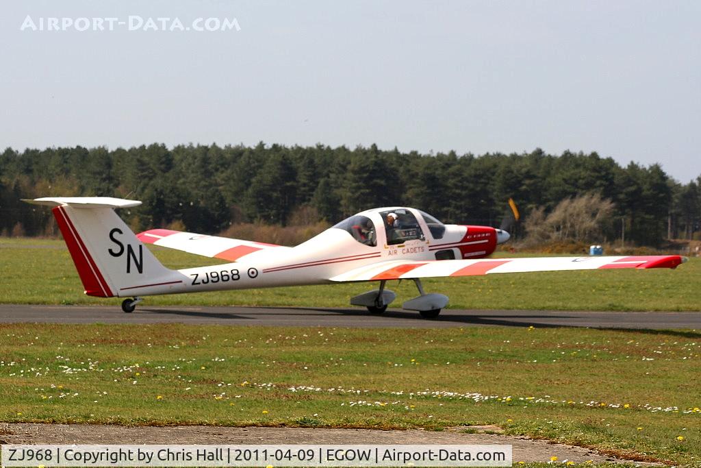 ZJ968, 1990 Grob G-109B Vigilant T1 C/N 6519, at RAF Woodvale, Southport