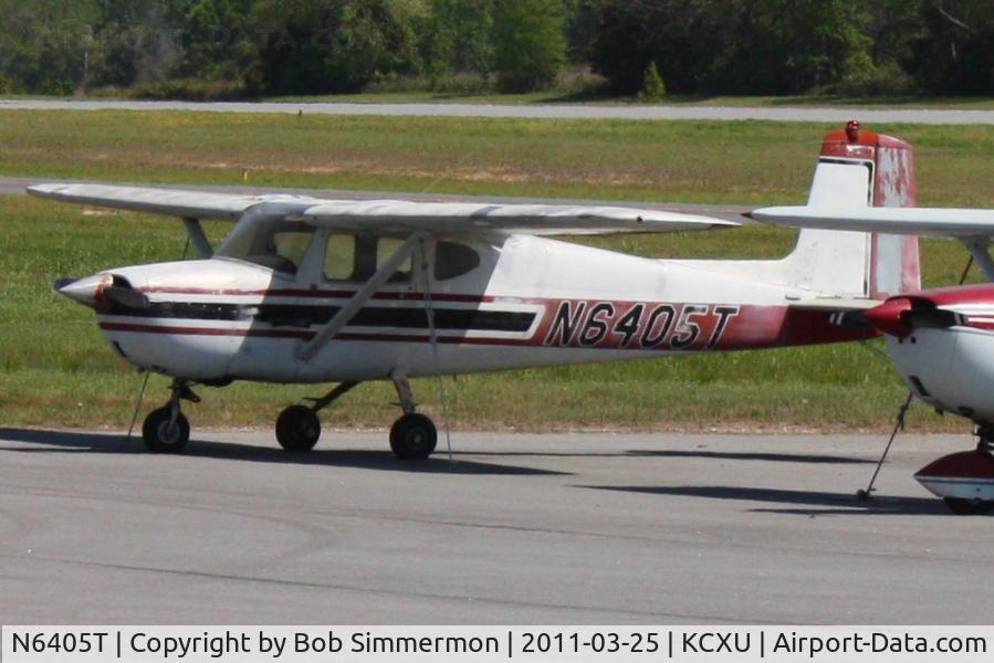 N6405T, 1959 Cessna 150 C/N 17805, On the ramp at Camilla, GA
