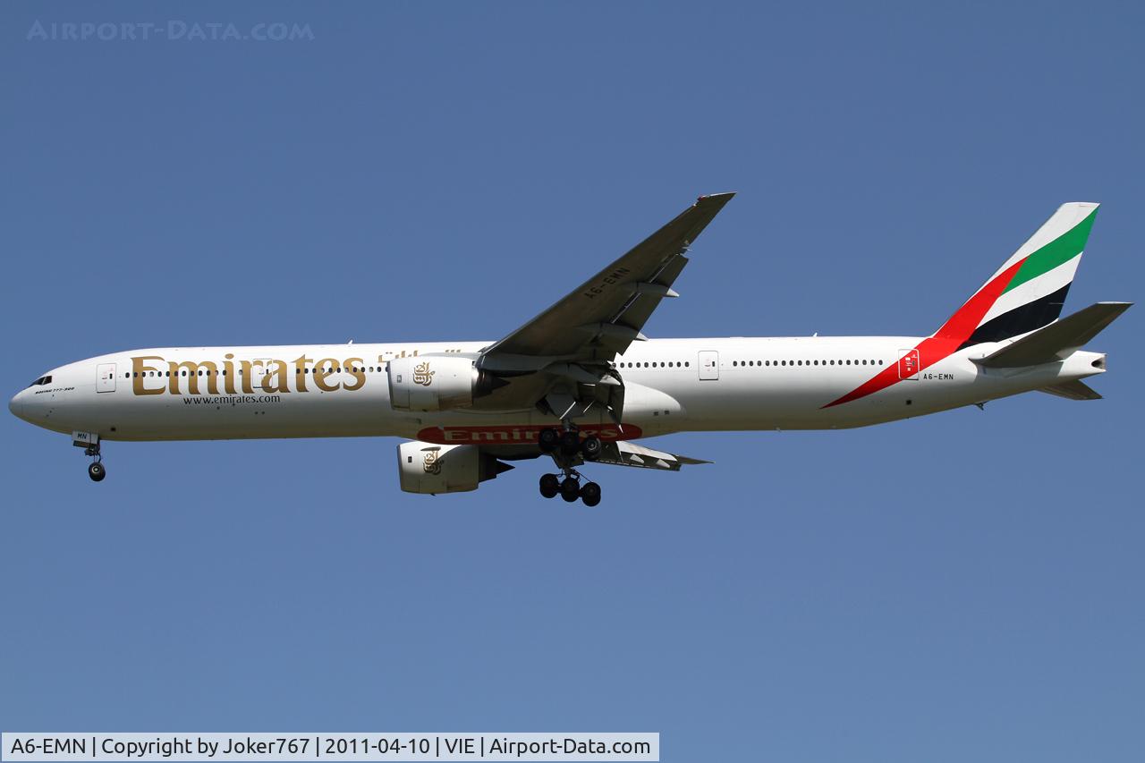 A6-EMN, 1999 Boeing 777-31H C/N 29063, Emirates