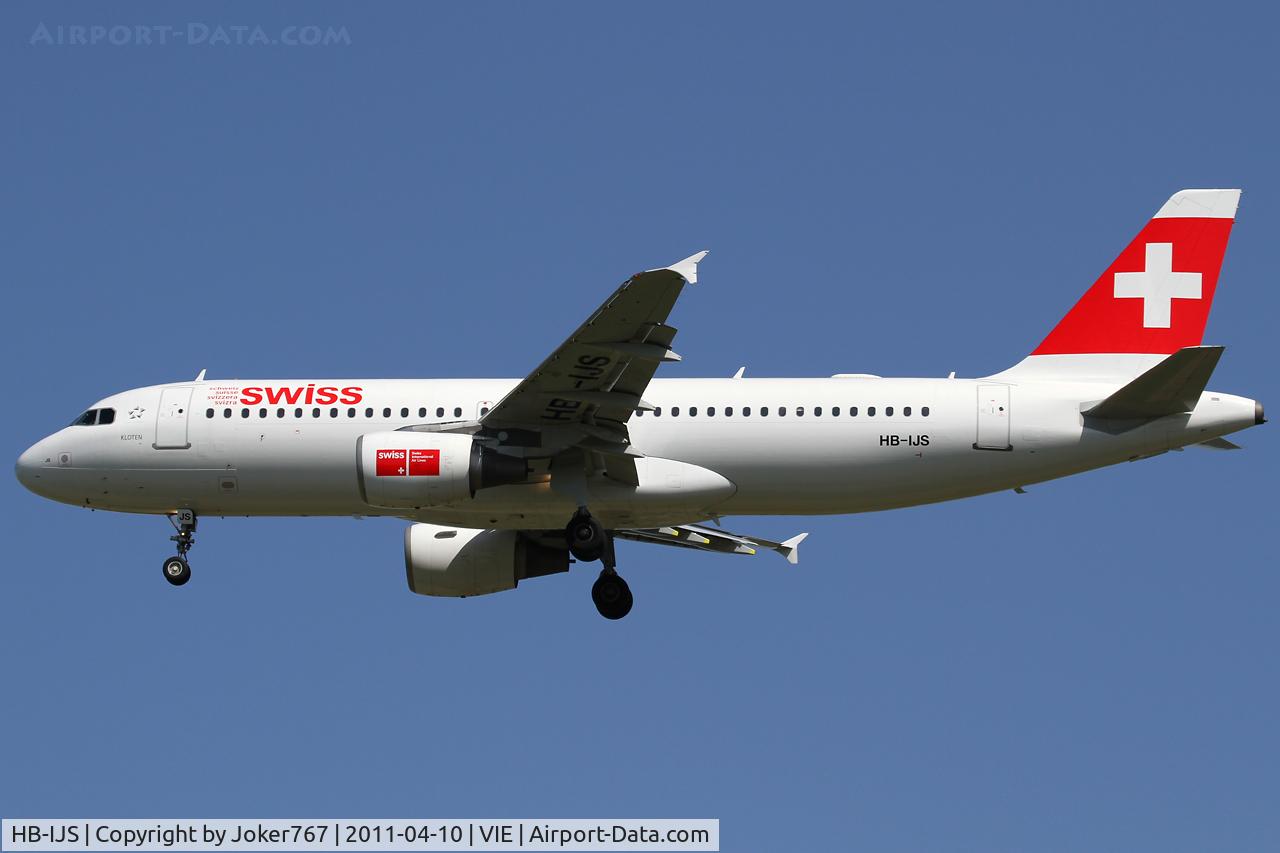 HB-IJS, 1998 Airbus A320-214 C/N 782, Swiss