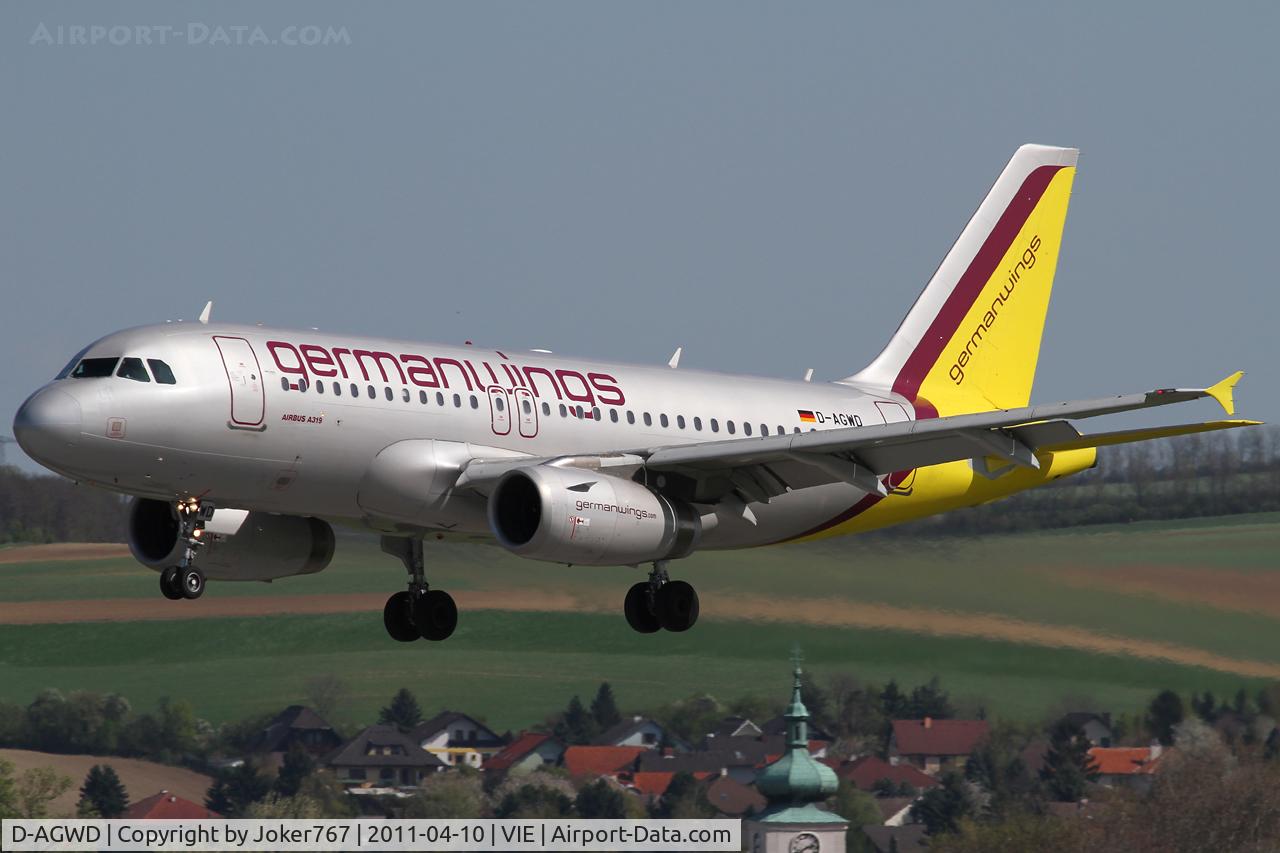 D-AGWD, 2007 Airbus A319-132 C/N 3011, Germanwings