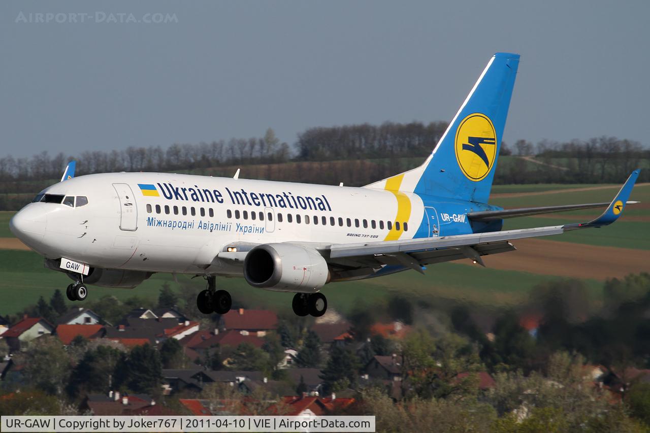 UR-GAW, 1991 Boeing 737-5Y0 C/N 24898, Ukraine International