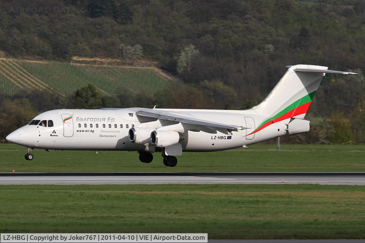 LZ-HBG, 1990 British Aerospace BAe.146-300 C/N E3146, Bulgaria Air
