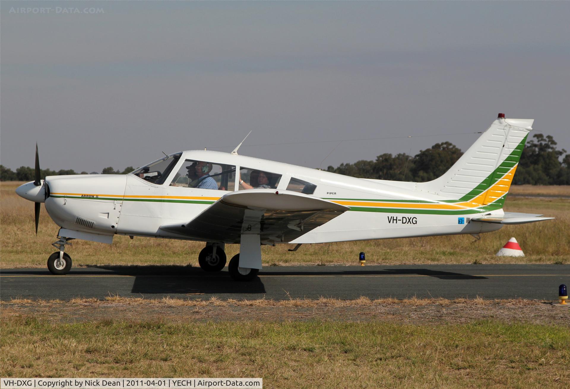 VH-DXG, 1973 Piper PA-28R-200 C/N 28R-7335186, YECH AAAA National fly in 2011