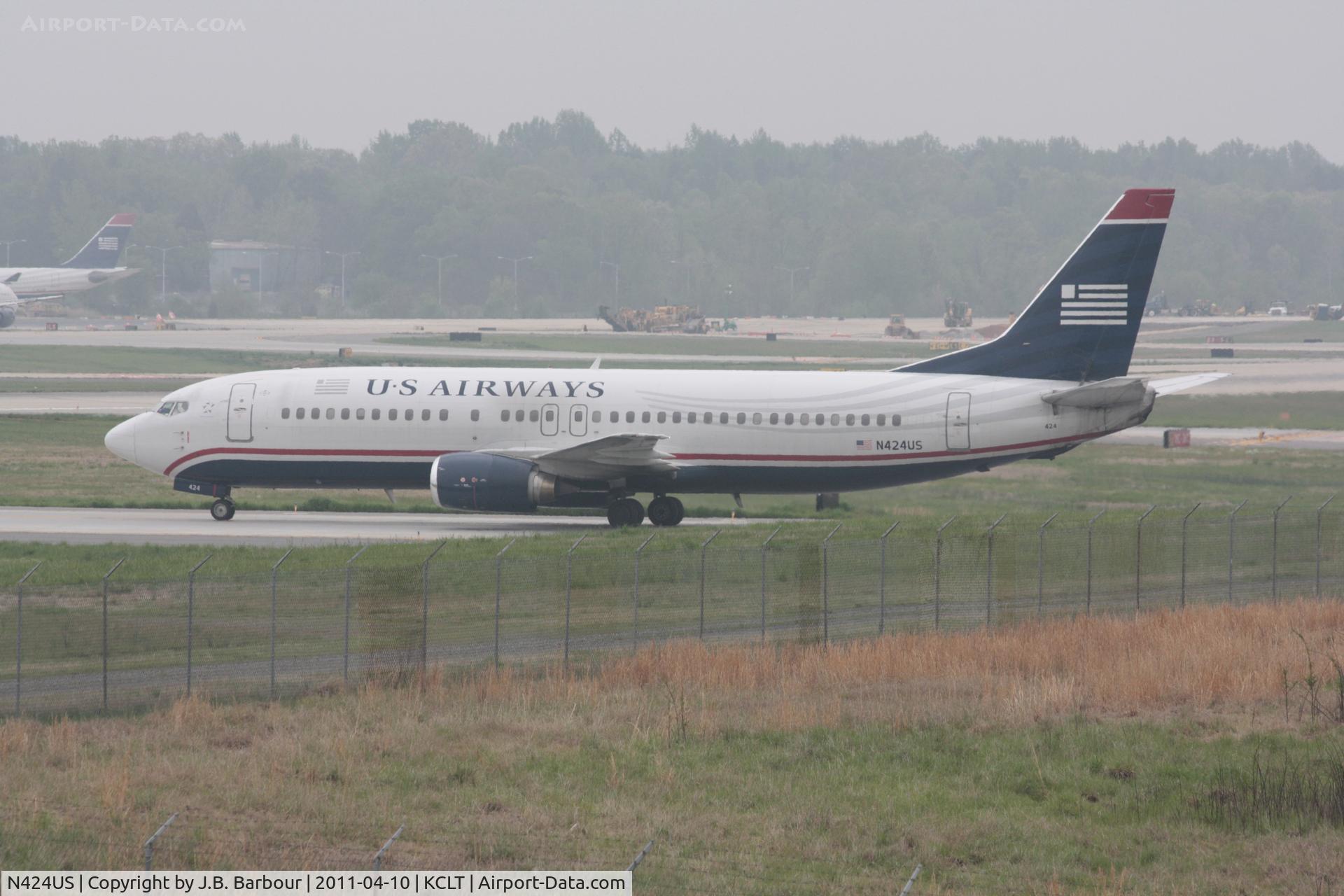 N424US, 1989 Boeing 737-401 C/N 23991, Cloud cover less than 1000 AGL