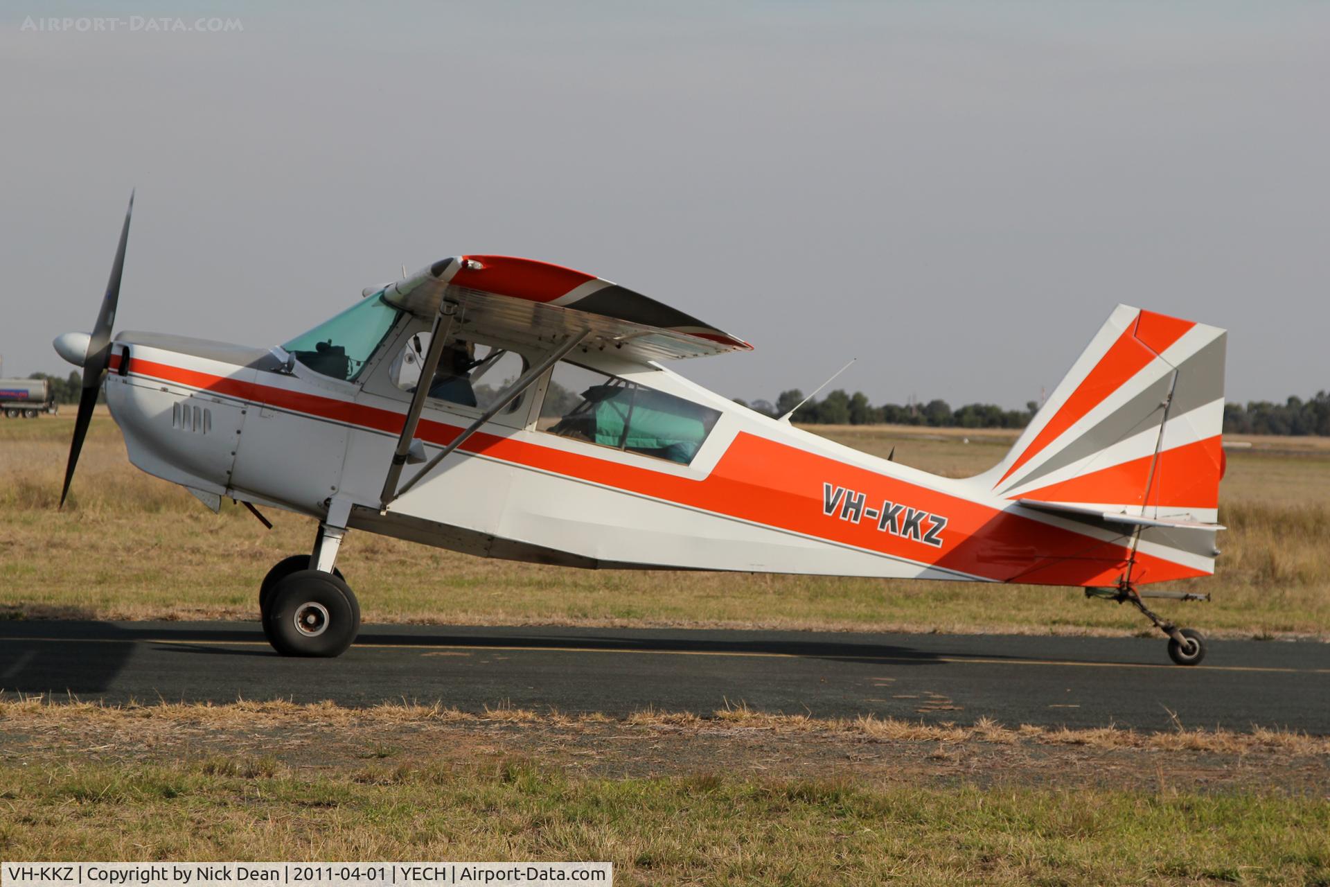 VH-KKZ, 1979 American Champion 8GCBC Scout C/N 325-79, YECH AAAA National fly in 2011