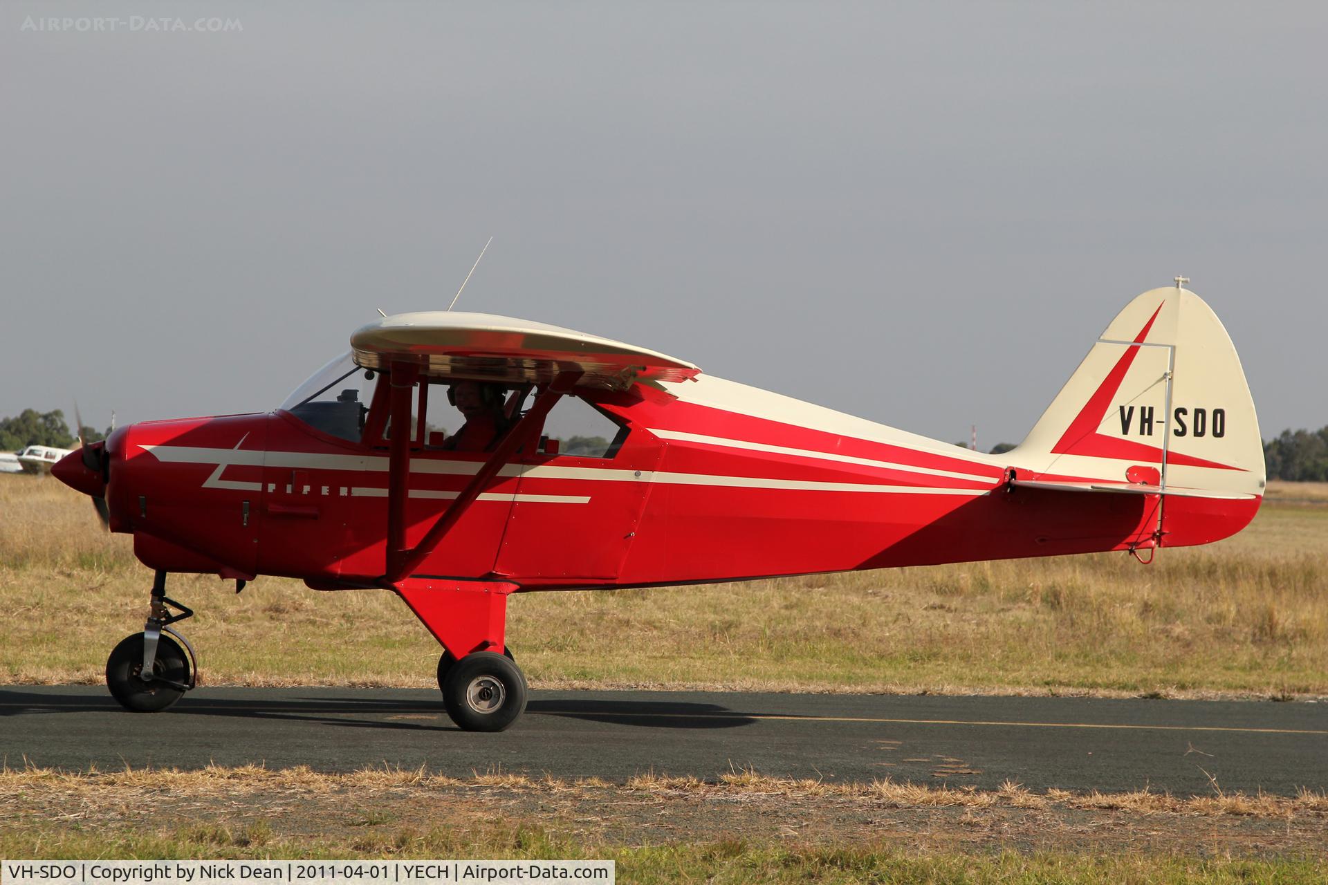 VH-SDO, 1956 Piper PA-22-150 C/N 22-4076, YECH AAAA National fly in 2011