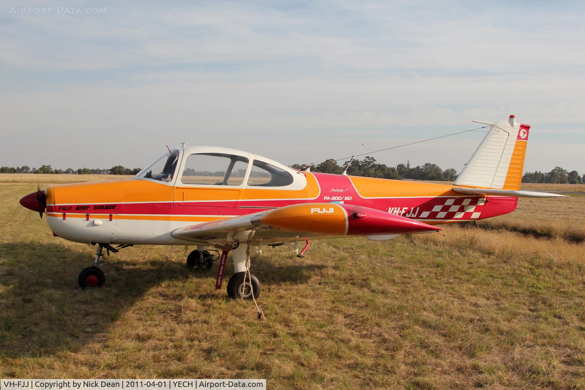 VH-FJJ, 1969 Fuji FA-200-160 Aero Subaru C/N 19, YECH AAAA National fly in 2011