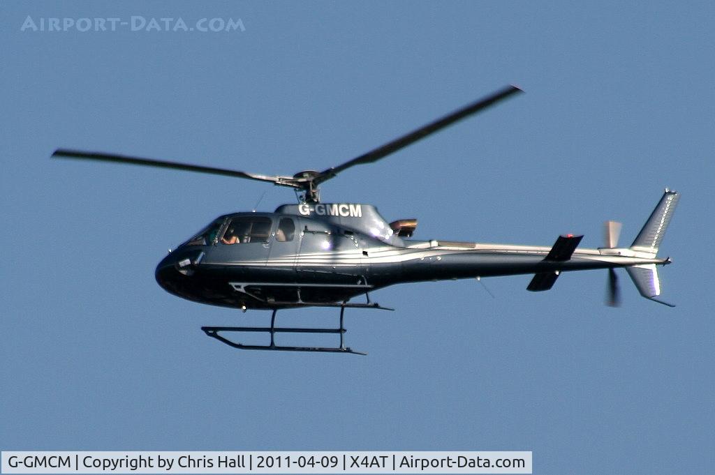 G-GMCM, 2008 Eurocopter AS-350B-3 Ecureuil Ecureuil C/N 4576, Ferrying racegoers into Aintree for the 2011 Grand National