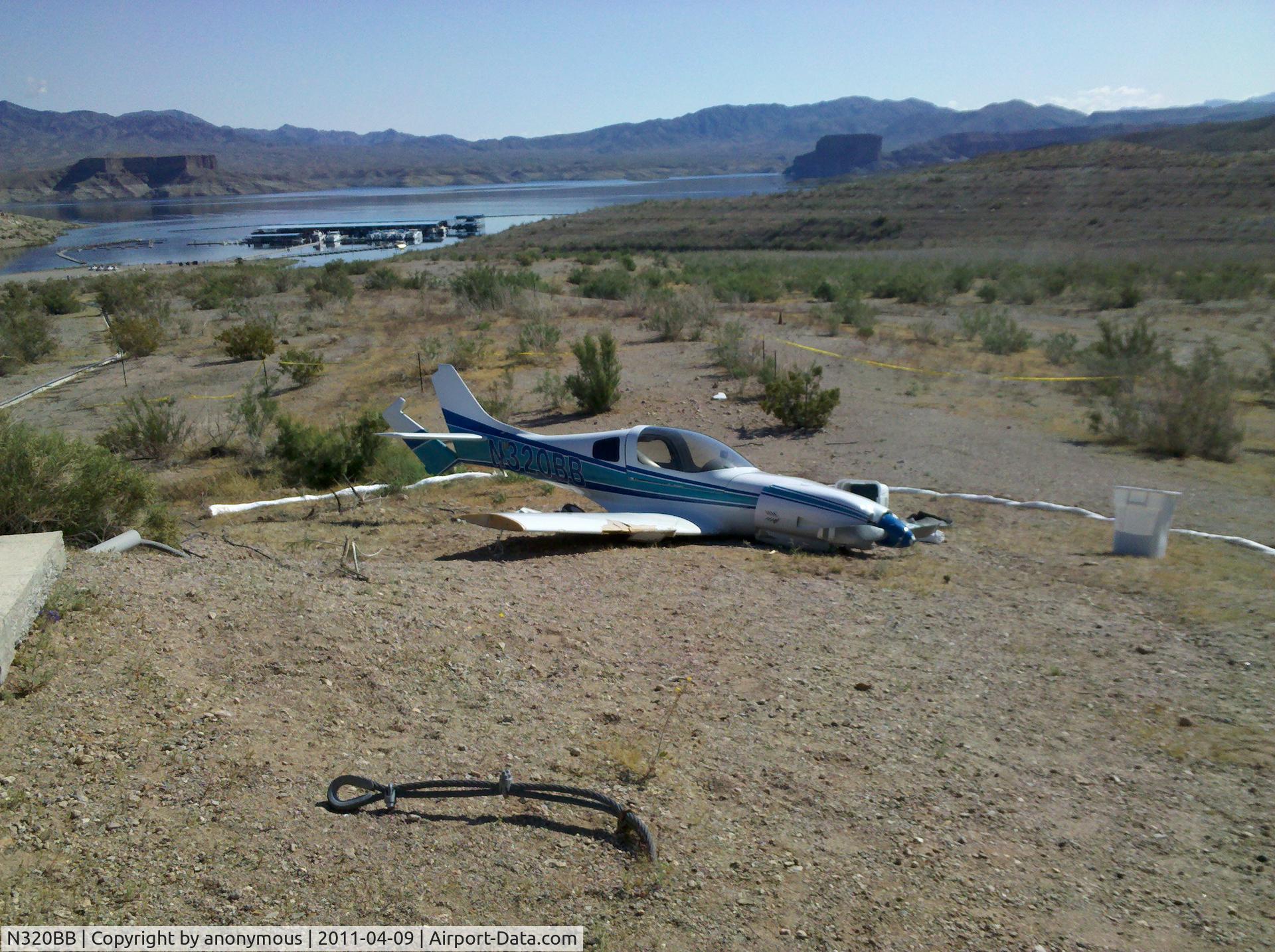 N320BB, 1997 Lancair 320 C/N FB333, Crash landed at Temple Bar Marina
