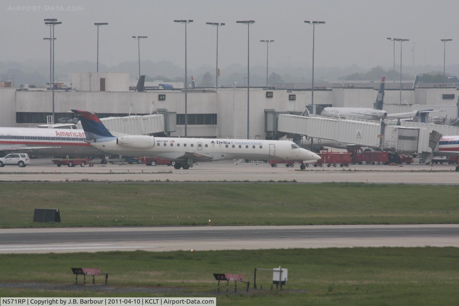 N571RP, 2004 Embraer EMB-145LR C/N 14500827, Cloud cover less than 1000 AGL