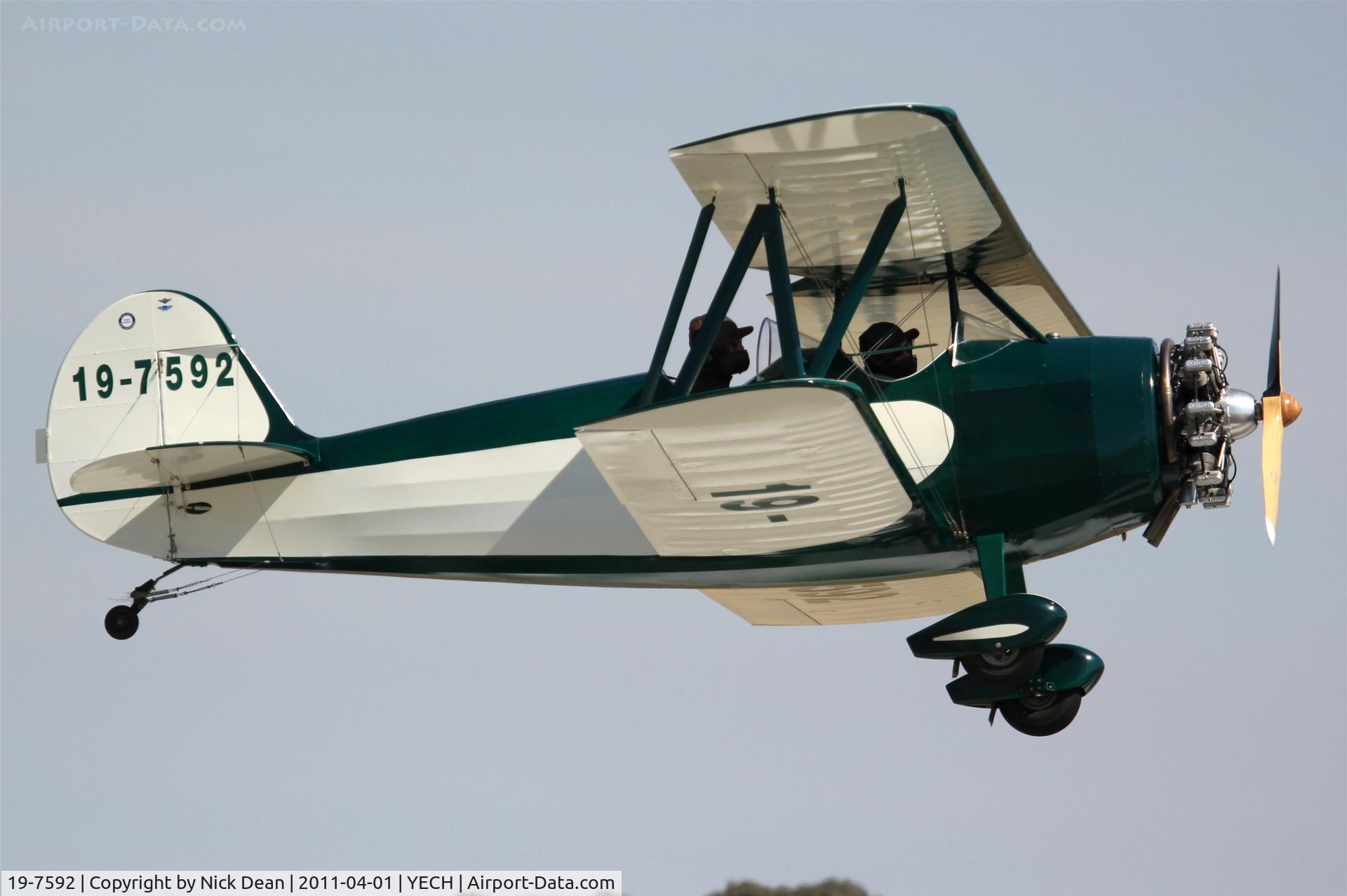 19-7592, Fisher Celebrity C/N Not found 19-7592, YECH AAAA national fly in 2011