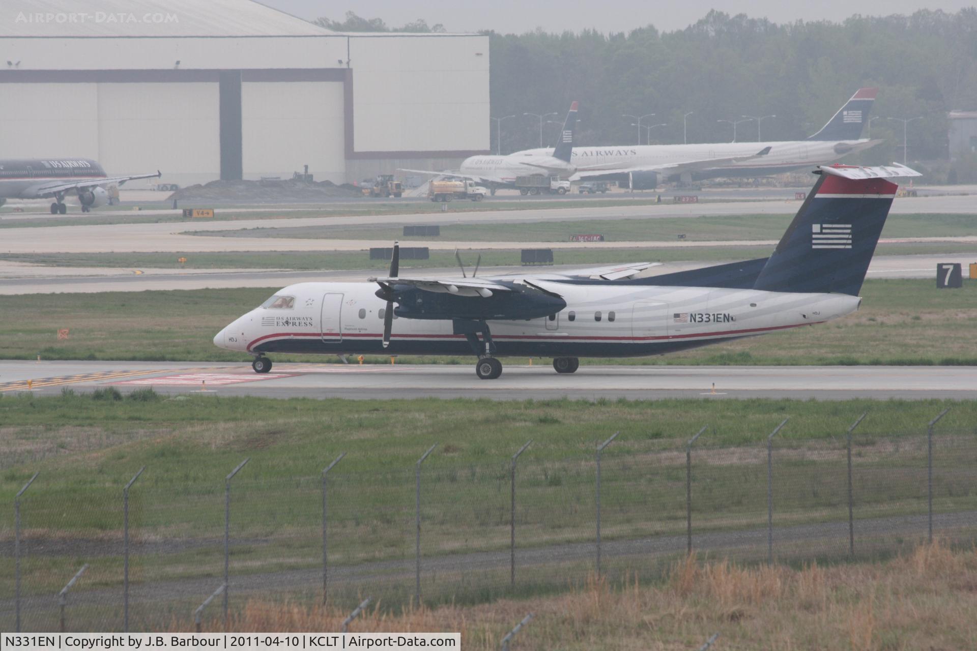 N331EN, 1991 De Havilland Canada DHC-8-311 Dash 8 C/N 279, Cloud cover less than 1000 AGL