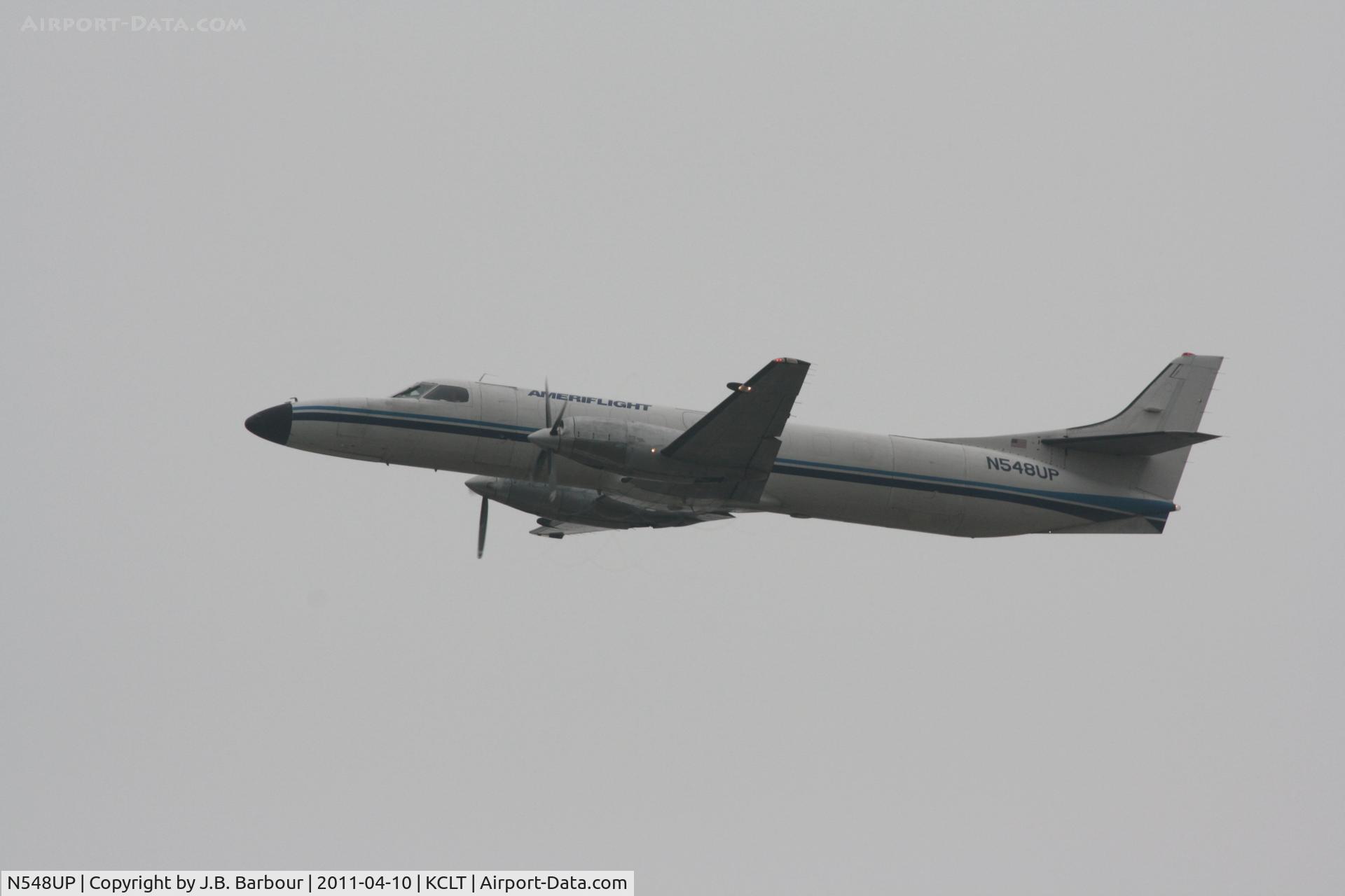 N548UP, 1983 Swearingen SA-227AT Metro III C/N AT-548, Cloud cover less than 1000 AGL