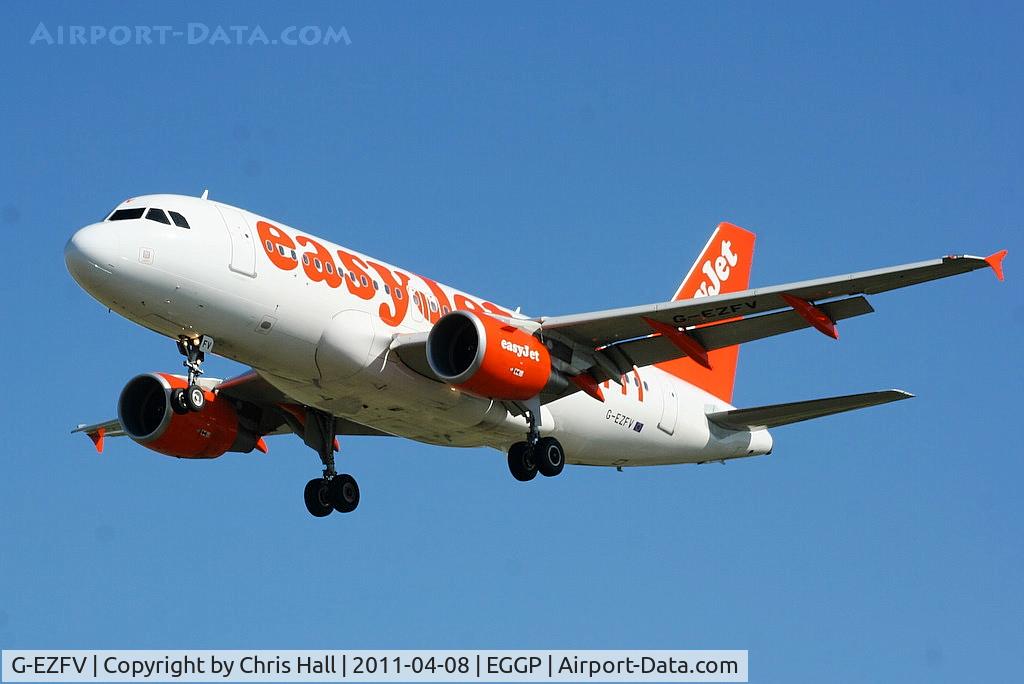 G-EZFV, 2010 Airbus A319-111 C/N 4327, easyJet