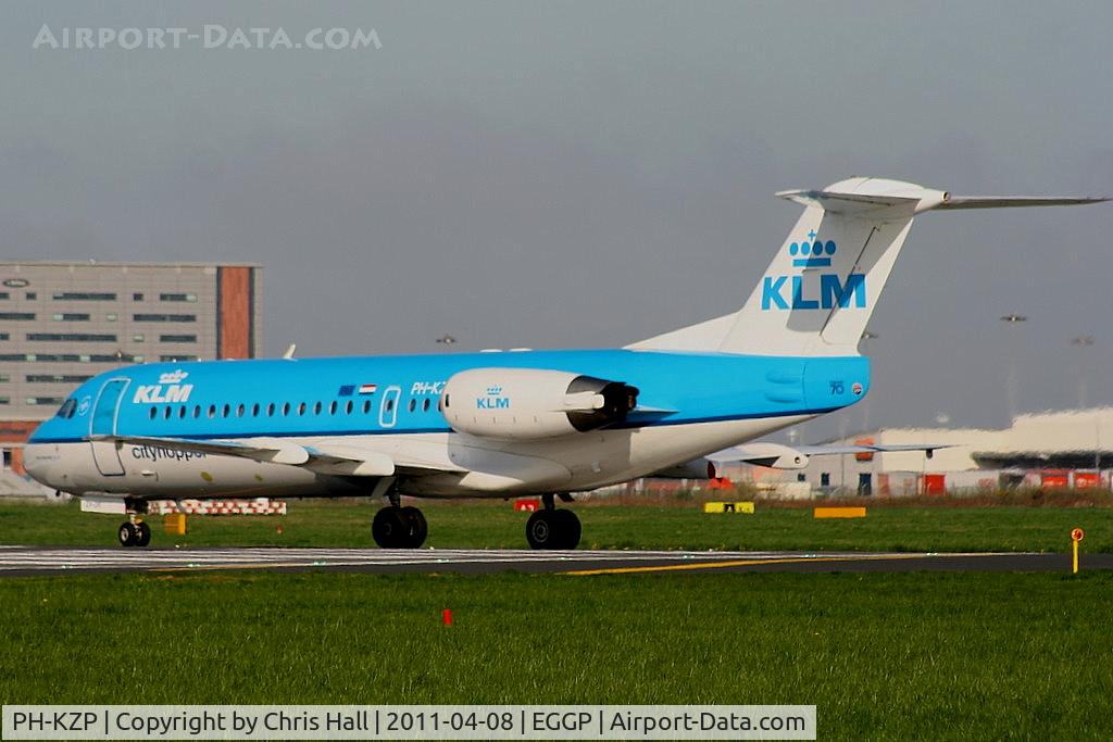 PH-KZP, 1995 Fokker 70 (F-28-0070) C/N 11539, KLM