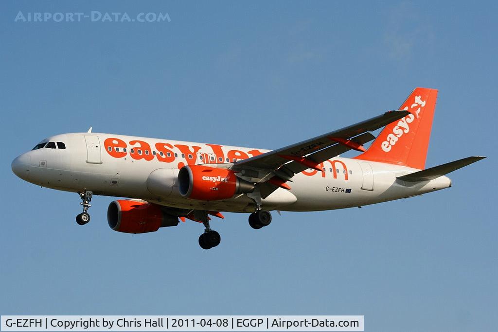 G-EZFH, 2009 Airbus A319-111 C/N 3854, easyJet