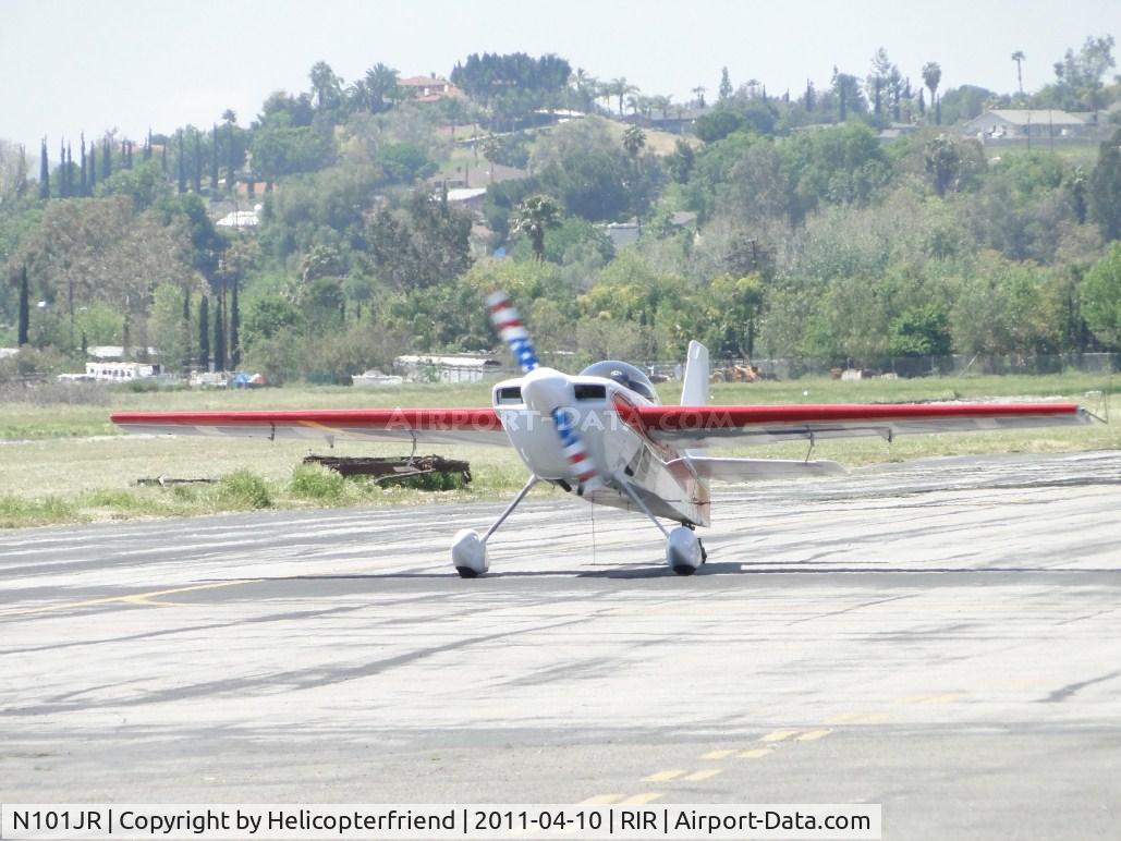 N101JR, 1997 Rust Jim ACRO ONE C/N R-1, Taxiing to runway for take off